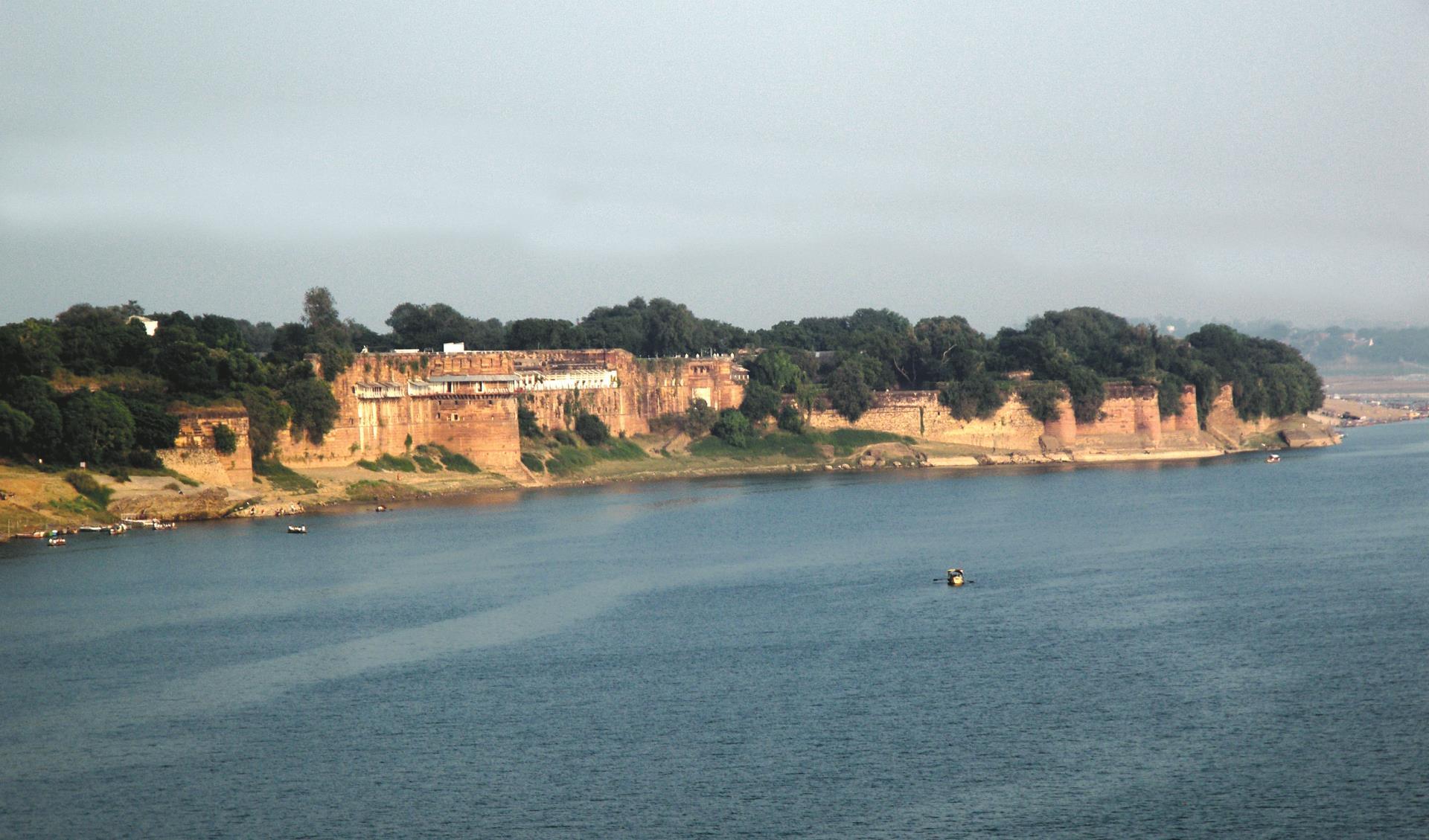 Allahabad Fort built by Emperor Akbar on the banks of Sangam in Prayagraj