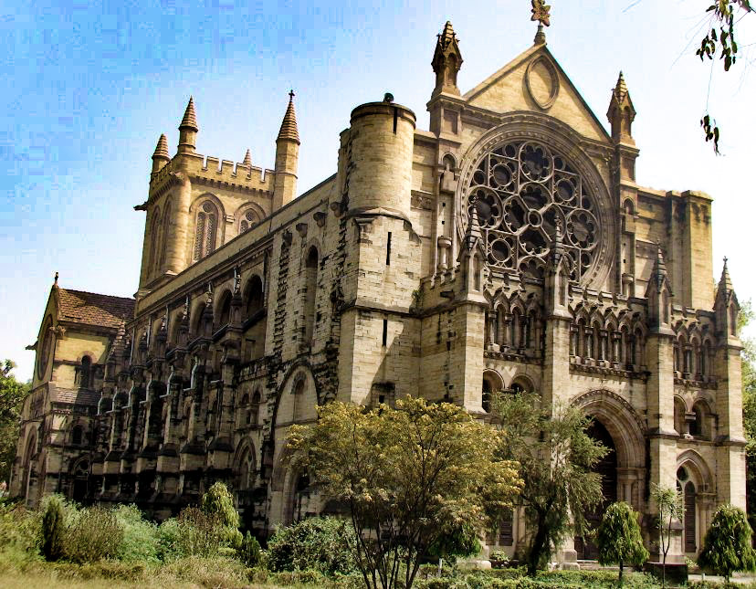 All Saints Cathedral in Prayagraj, Gothic Revival style church also called Patthar Girja