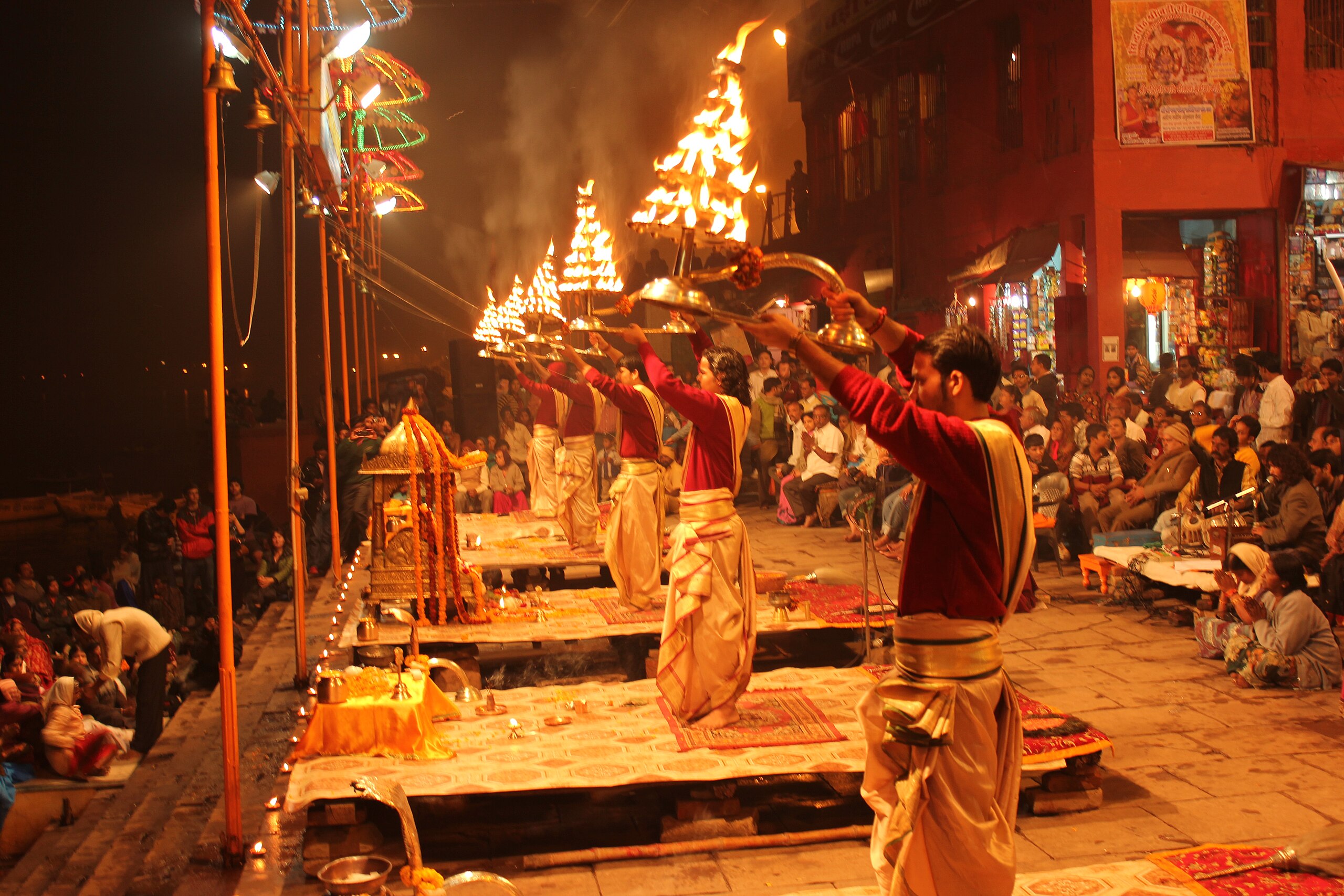 Ganga Aarti at Dashashwamedh Ghat Varanasi