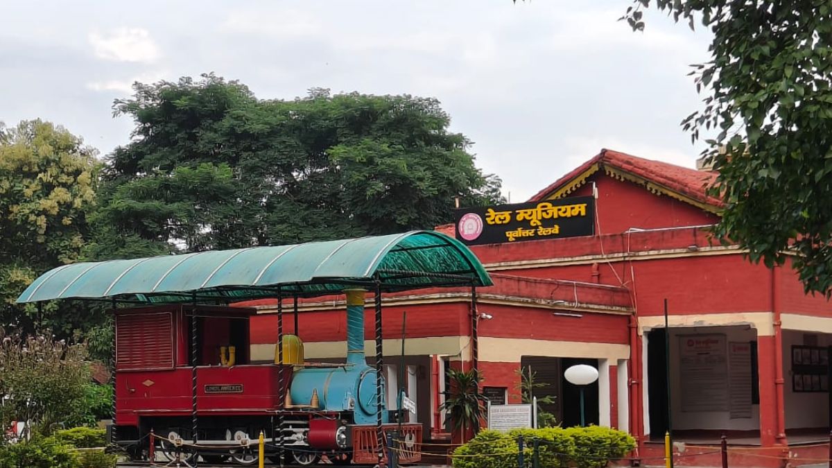 Railway Museum, Gorakhpur showcasing vintage trains