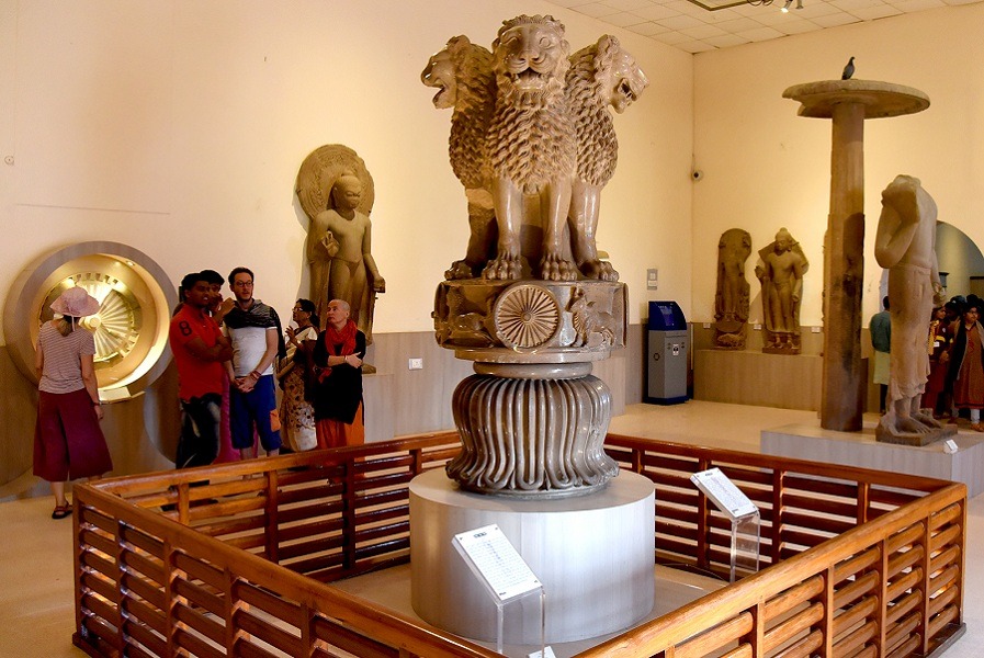 Sarnath Archaeological Museum - Buddhist Artifacts and Sculptures
