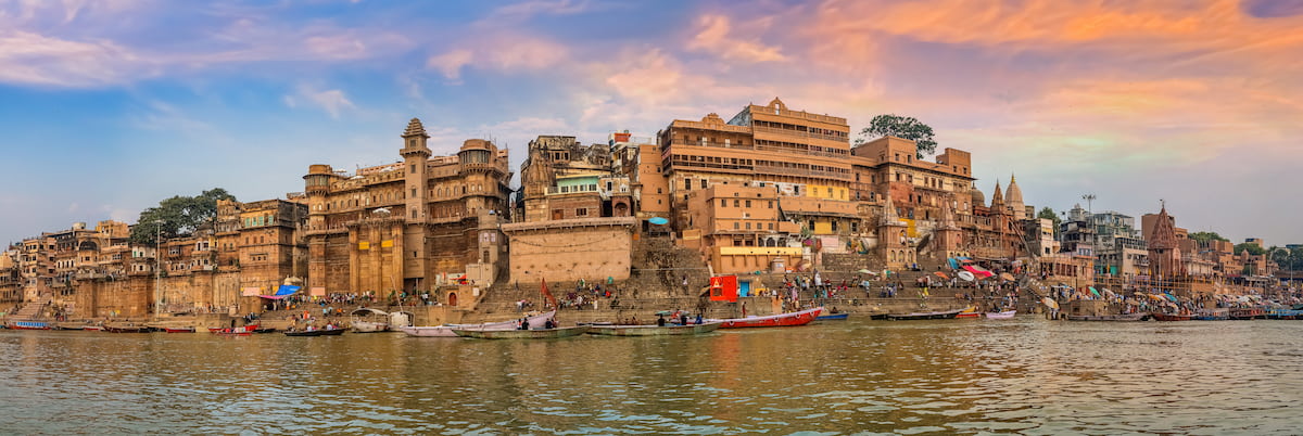 Banaras Ghat with Ganga Aarti 