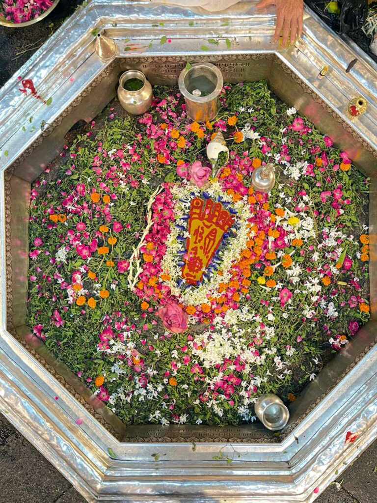 Sacred Footprint of Lord Vishnu at Vishnupad Temple Gaya