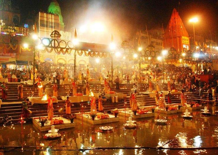 Ganga Aarti at Dashashwamedh Ghat Varanasi