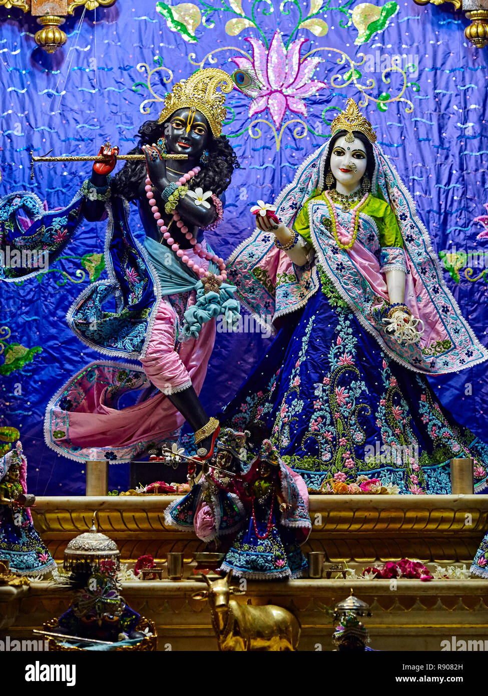 Radha Krishna Deities at ISKCON Temple Vrindavan