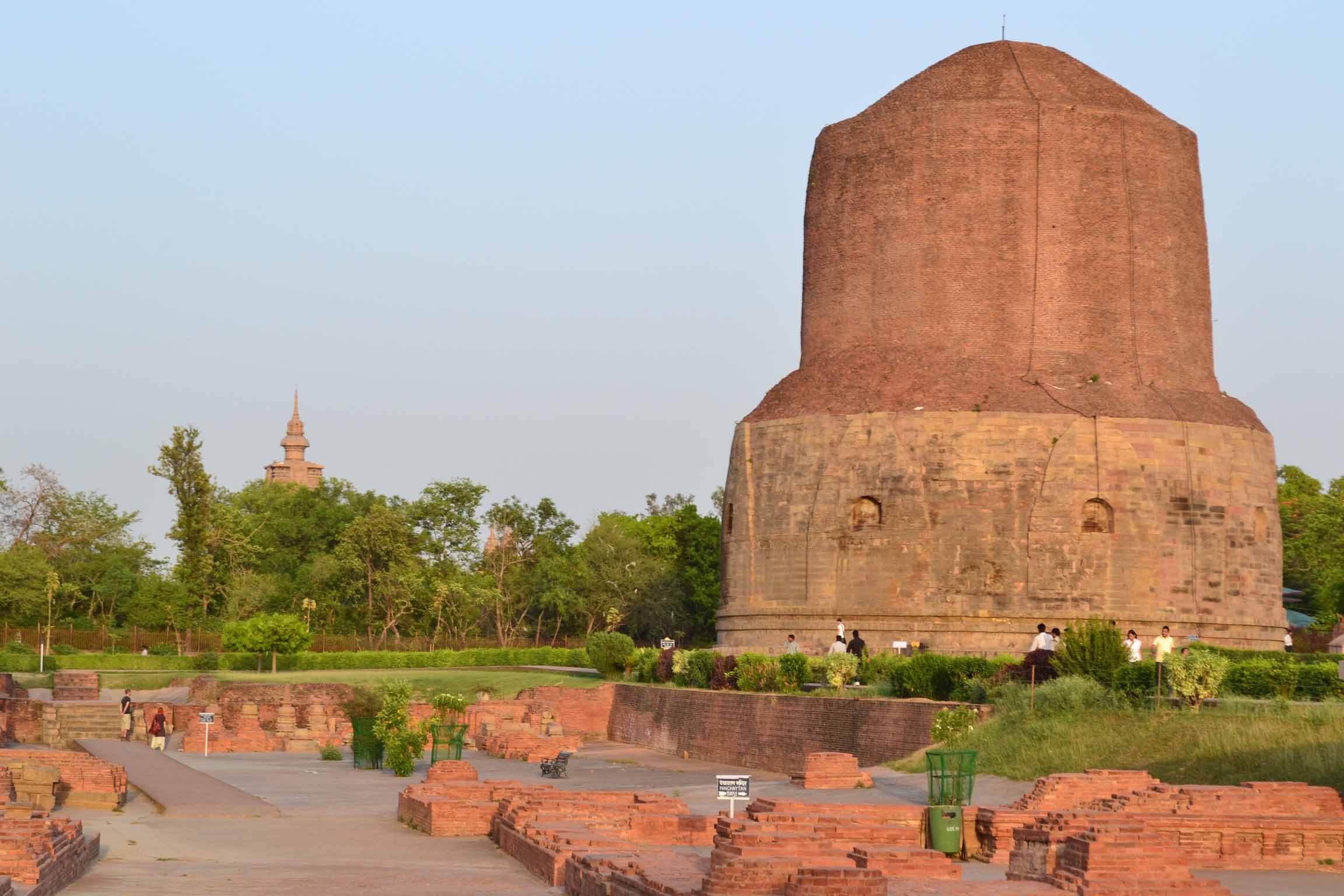 Sarnath Varanasi Dhamek Stupa and Buddhist Monastery